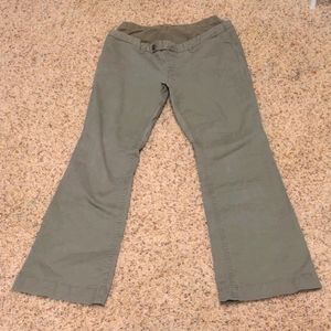 🌞 deals! Old Navy maternity medium m pants bootcut khaki size 10